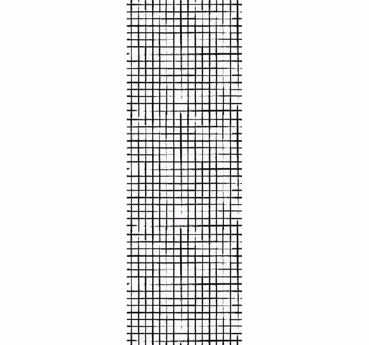 Mřížkový vzor Geometrická tapeta - TenStickers