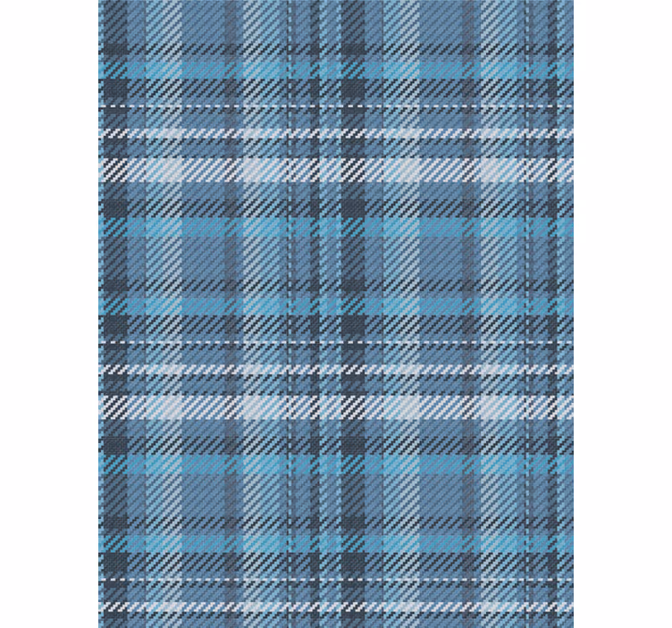 Design kostkovaného vzoru Vodorovné pruhy tapeta - TenStickers