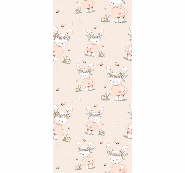 Mýtický motiv králíka školka tapeta - TenStickers