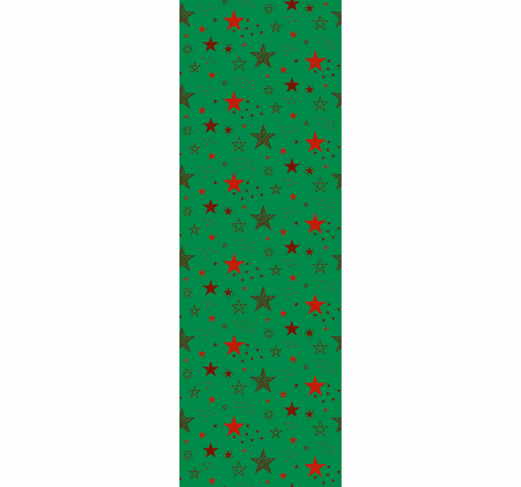 Slavnostní hvězda vzor Vánoční tapeta - TenStickers
