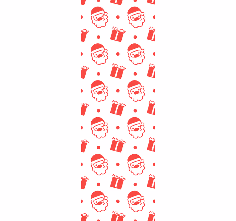 Santa sváteční motiv Vánoční tapeta - TenStickers
