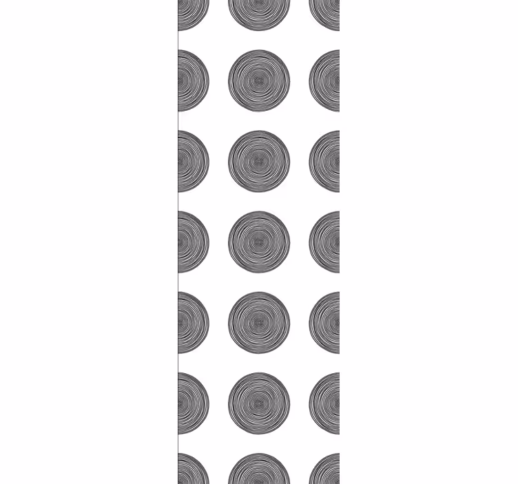 Textury a vzory tapet kulaté dřevěné vzory - TenStickers