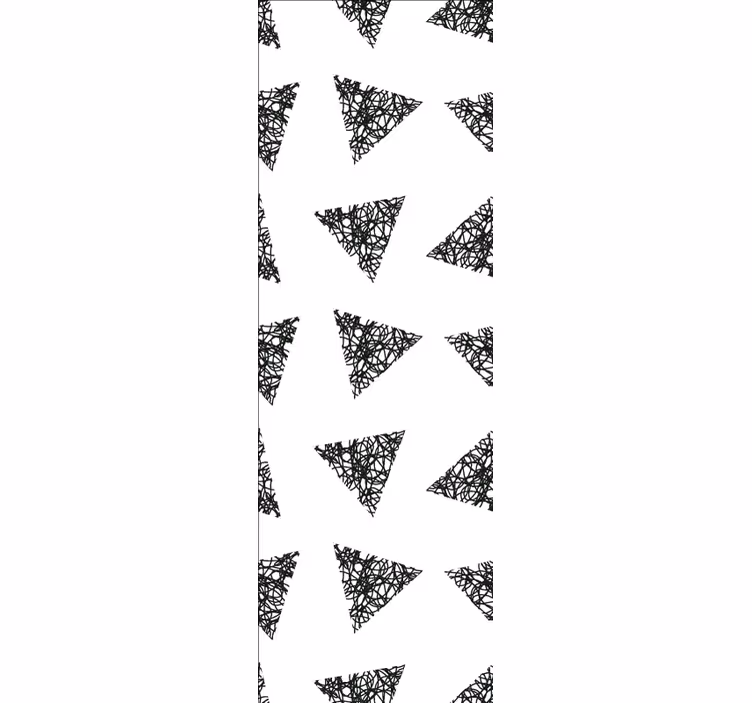 čmárají trojúhelníky Triangles tapeta - TenStickers