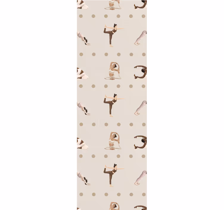 Různé tapeta na jógu - TenStickers