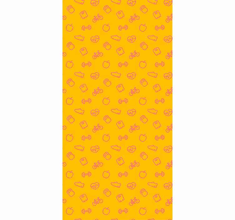Doodle ikony vzor Kuchyňská tapeta - TenStickers