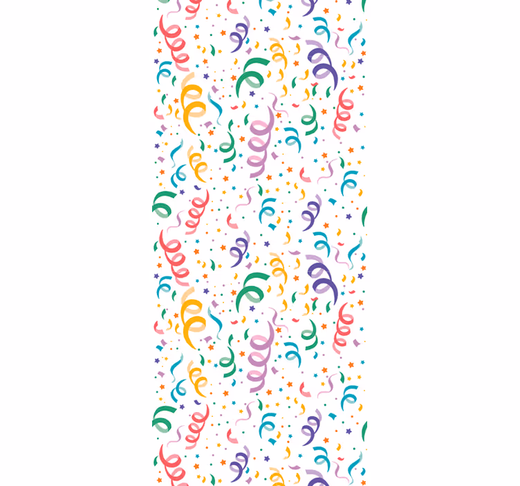 Abstraktní tapeta s barevnými konfety - TenStickers