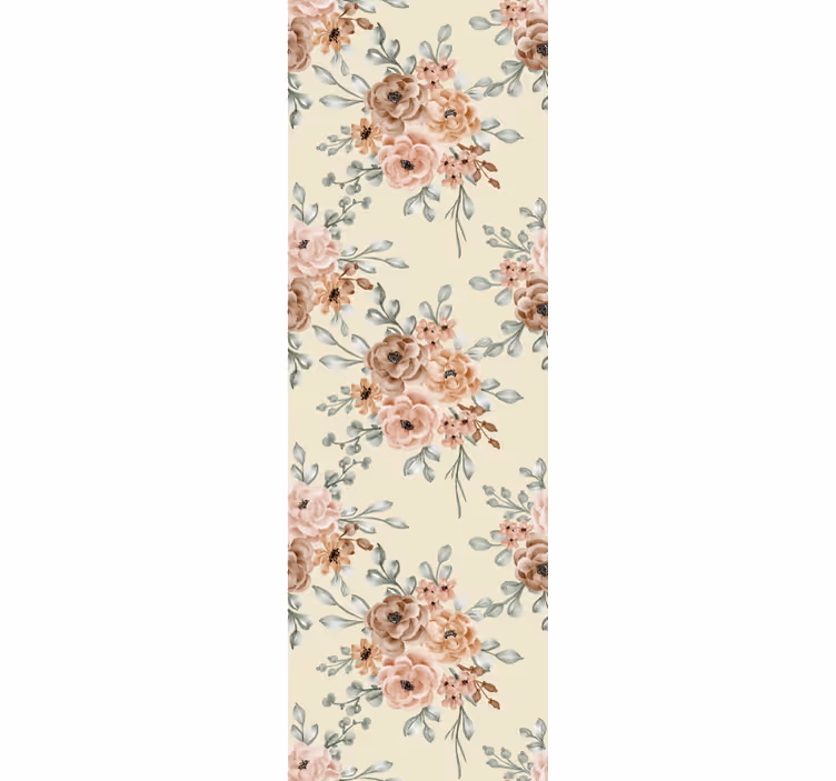 Botanické složení Tapeta do obývacího pokoje - TenStickers