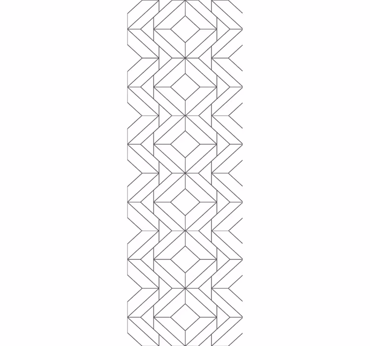 Moderní vzorované prvky Geometrická tapeta - TenStickers
