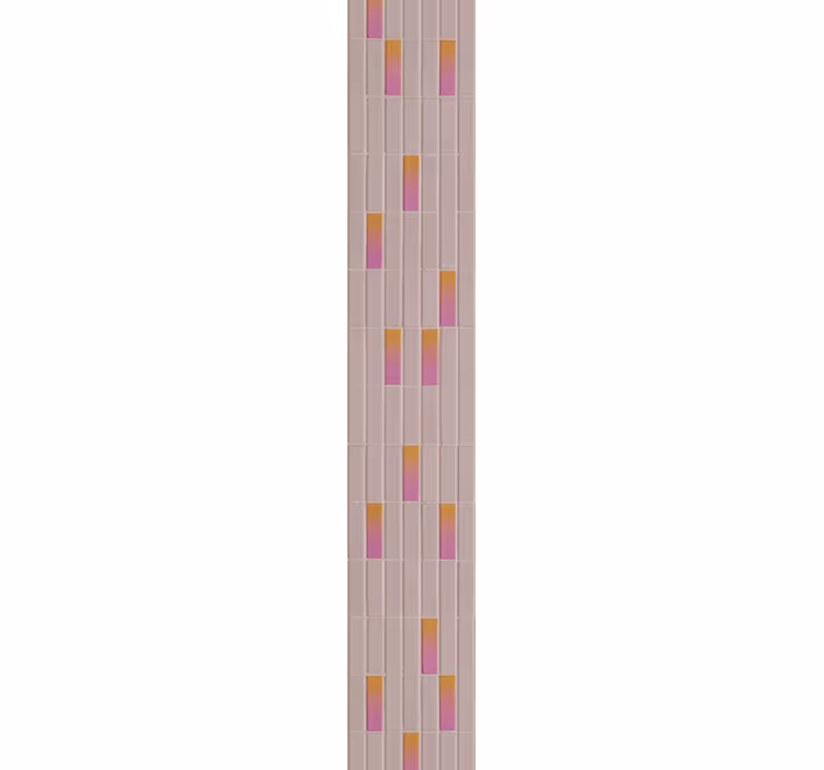 Přechodový geometrický vzor Zkontrolovaná tapeta - TenStickers
