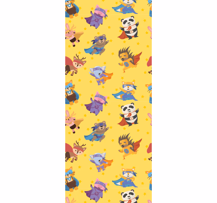 Superhrdinské postavy Zvířata tapety - TenStickers