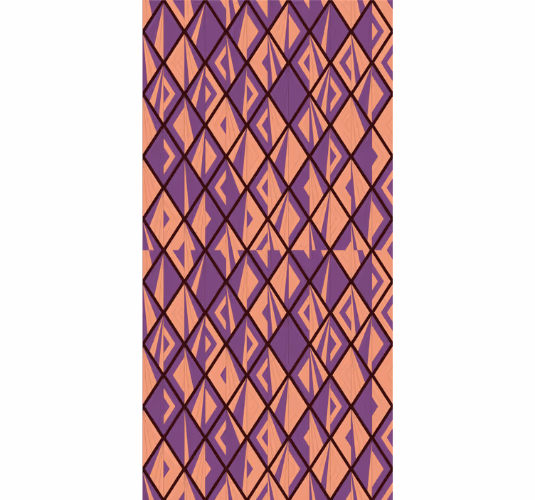 Stylové diamantové tvary Geometrická tapeta - TenStickers