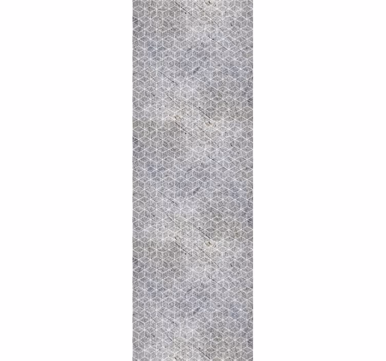 Geometrické cementové průmyslové tapeta - TenStickers