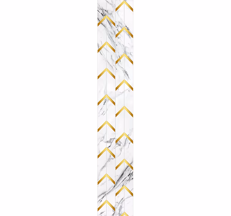 Glamour styl mramor s okrasnou tapetou - TenStickers