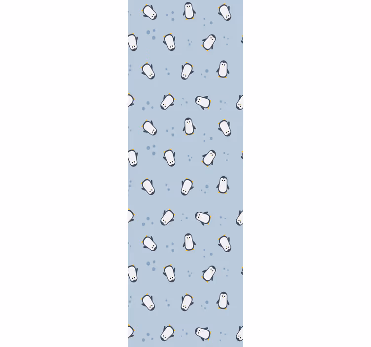 Dětská tapeta vzor bezešvé tučňák - TenStickers