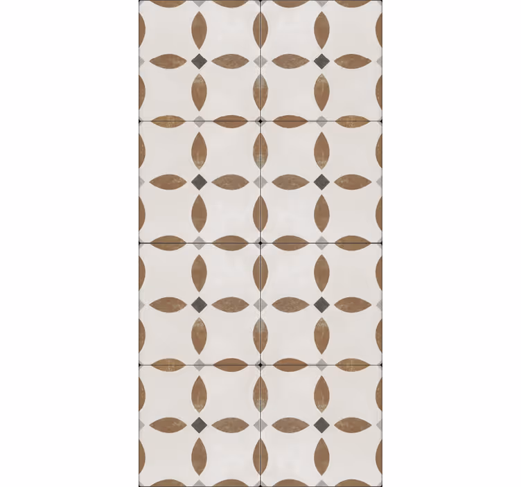 Béžový geometrický texturovaný motiv Kuchyňská tapeta - TenStickers
