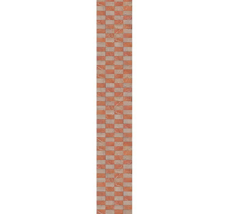 Geometrické béžové dlaždice Kuchyňská tapeta - TenStickers