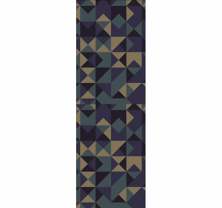 Geometrické abstraktní uspořádání Triangles tapeta - TenStickers
