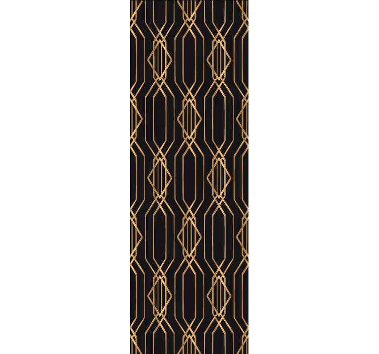Elegantní zlatý vzor Geometrická tapeta - TenStickers