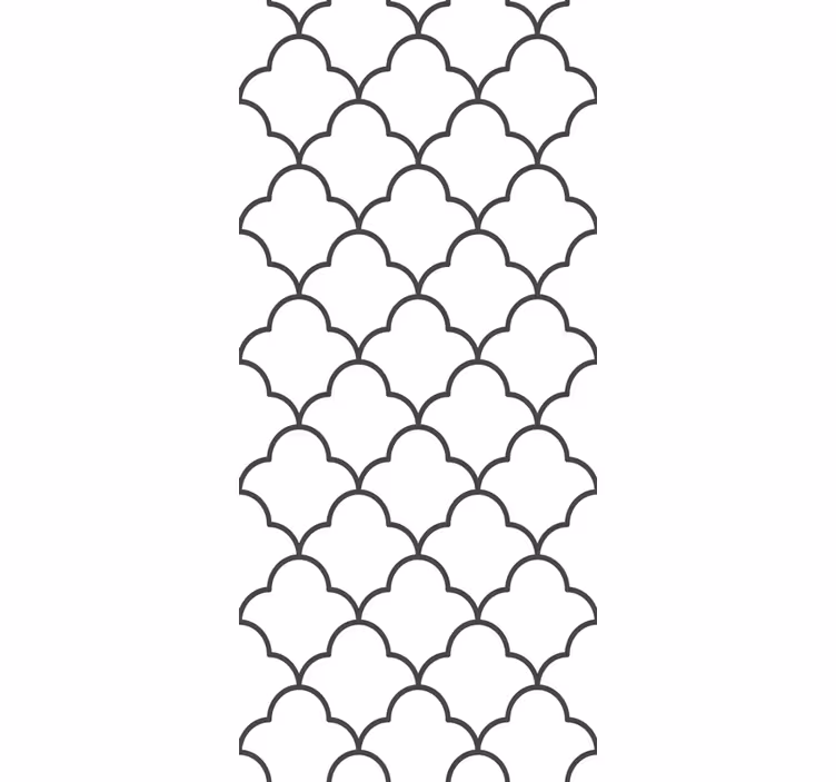 Geometrický marocký design tapeta do kuchyně - TenStickers