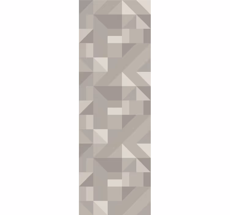 Neutrální béžové odstíny Geometrická tapeta - TenStickers