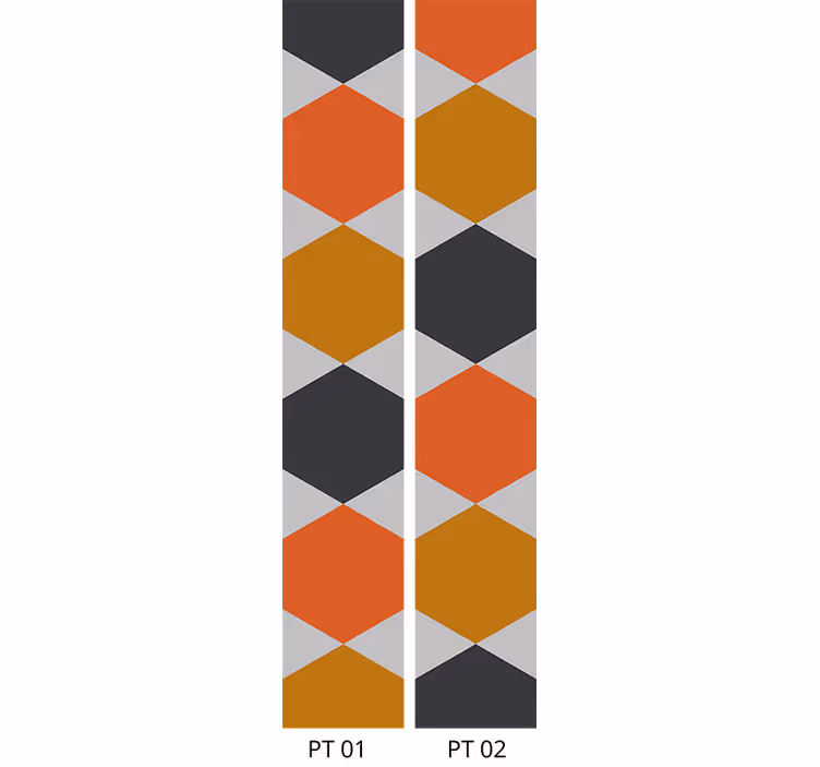 Voštinové tvary Geometrická tapeta - TenStickers