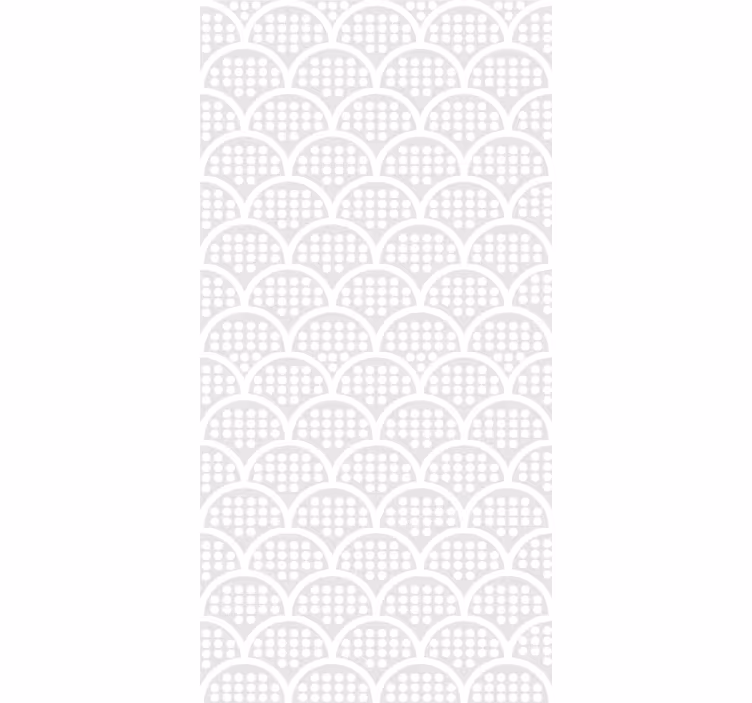 Skandinávský minimalismus bílá tečkovaná tapeta - TenStickers