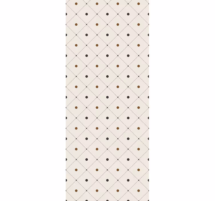 Elegantní čtvercový motiv Tapeta tečka - TenStickers