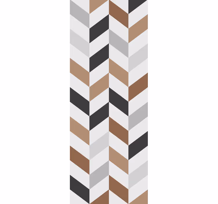 Abstraktní chevron motiv Tapeta pro ložnici teenagera - TenStickers