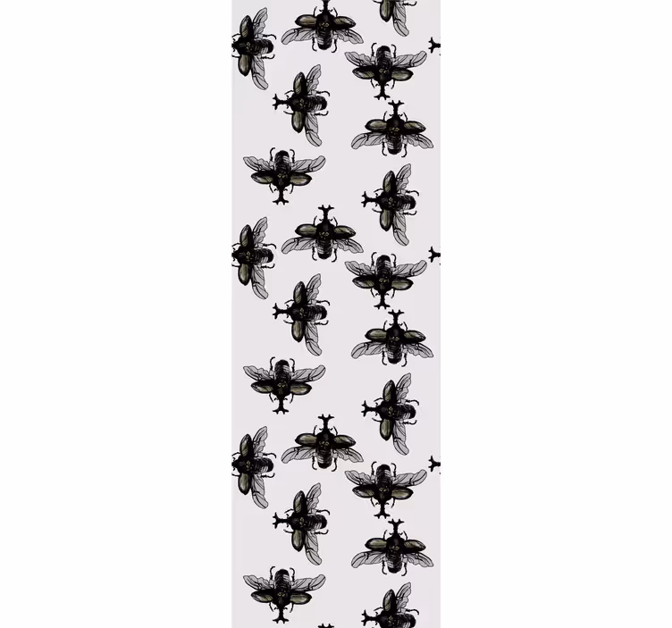 černý hmyzí vzor Zvířecí tapeta - TenStickers
