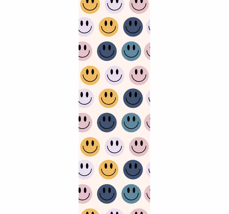 Pastelové barvy smajlíky dětské tapeta - TenStickers