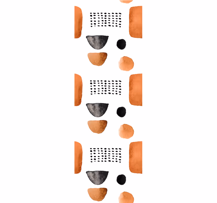 Moderní tvarové vzory Geometrická tapeta - TenStickers