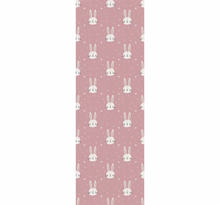 Růžová dětská tapeta se vzorem "boho". - TenStickers