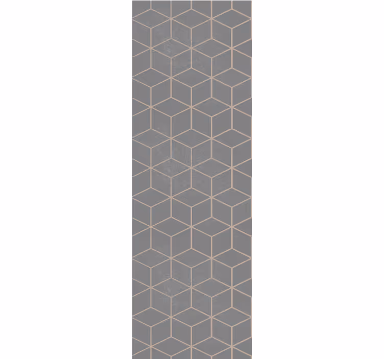 Krychlová struktura Geometrická tapeta - TenStickers