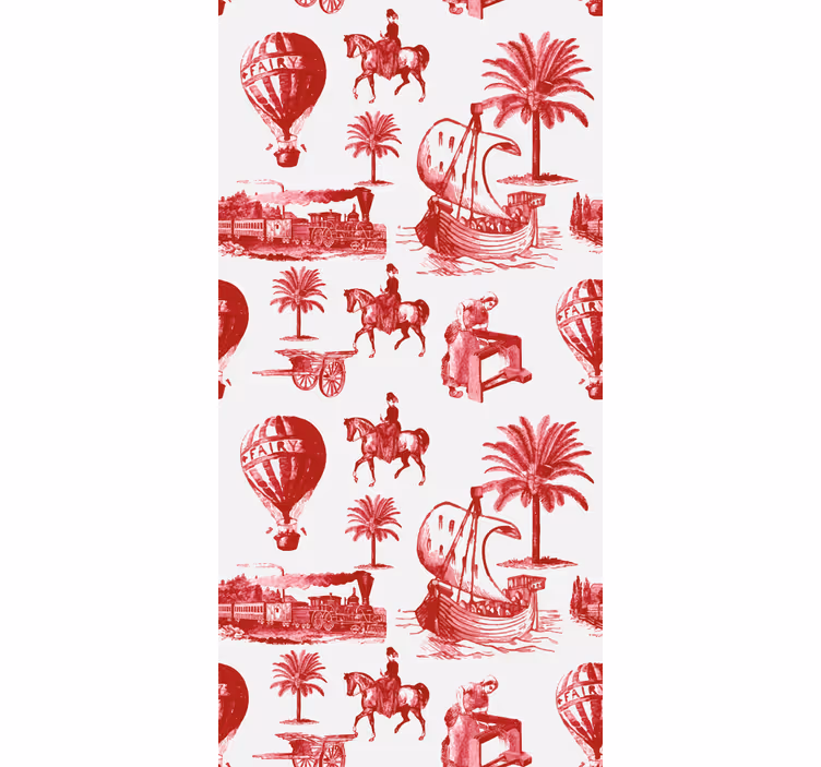 Další vintage tapeta cestovní scény z minulosti - TenStickers