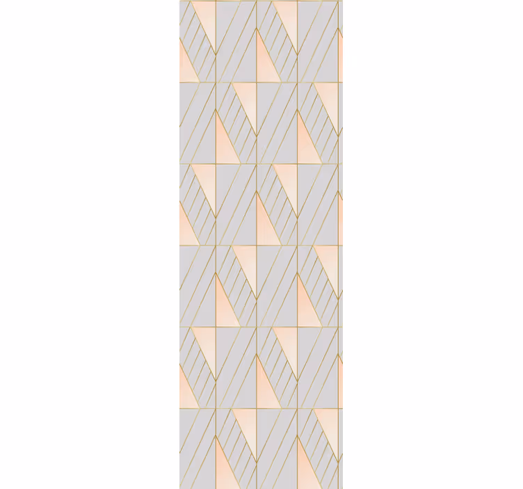 Vrstvené geometrické tvary Moderní tapeta - TenStickers