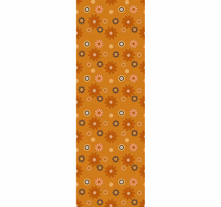 60. Léta květinová síla vintage tapeta - TenStickers
