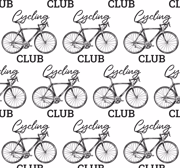 Cyklistický klub obývací pokoj tapety - TenStickers
