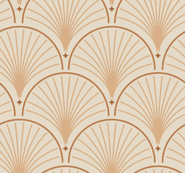 Art deco vzor klasická tapeta - TenStickers
