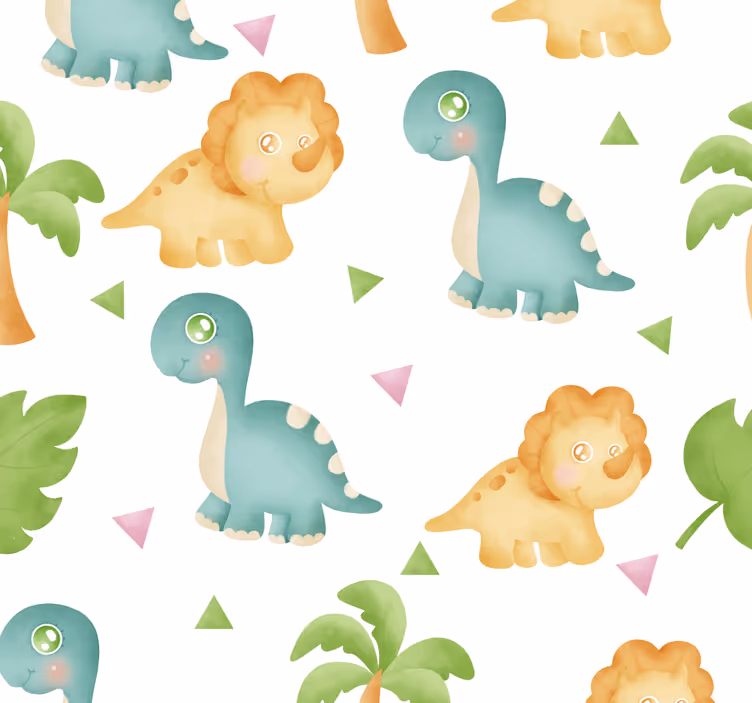 čas na hraní dinosaurů Dinosauři tapeta - TenStickers