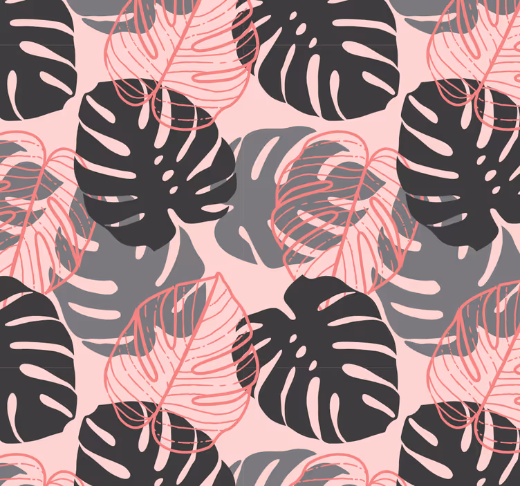 Tropické monstera Dopisní tapeta - TenStickers
