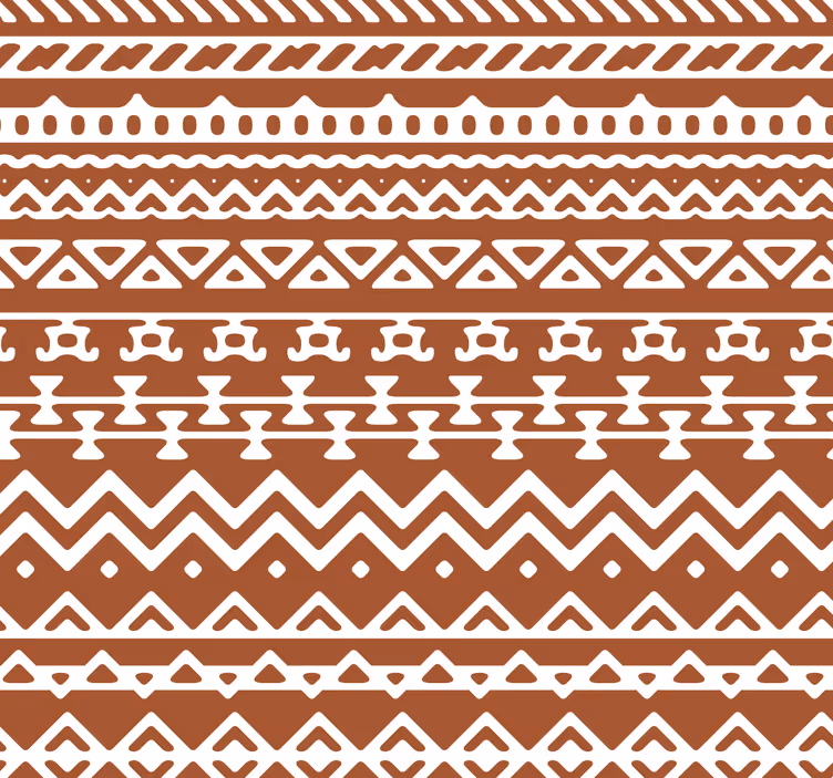 Interiér s geometrickým vzorem Tapeta do ložnice - TenStickers