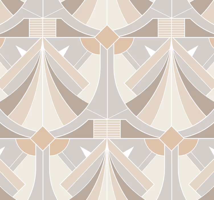 Geometrický design ve stylu art deco Vstupní tapeta - TenStickers