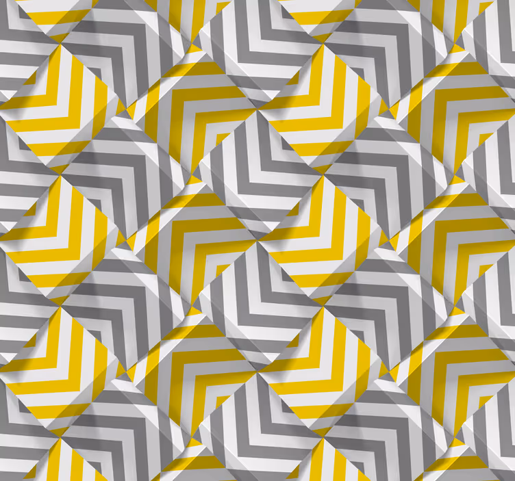 Pantone 3d formy tapeta - TenStickers