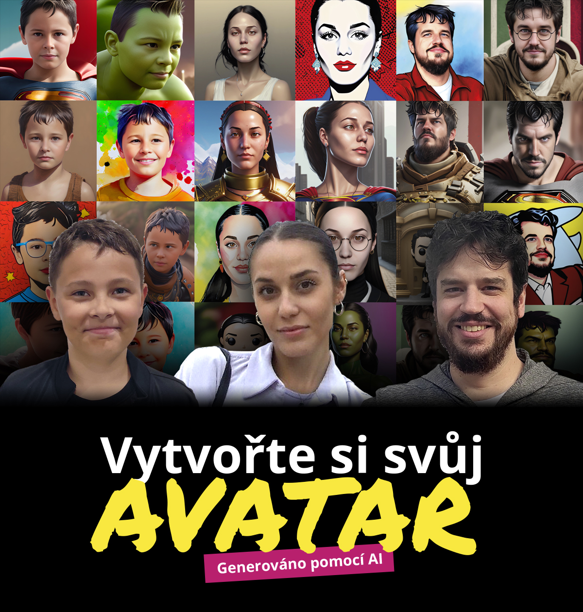 Vytvořte si svého Avatara