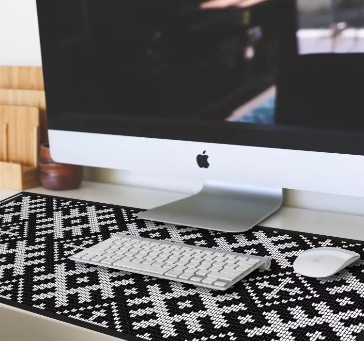 Podložka pod myš vzorky geometrický pletený vzor - TenStickers