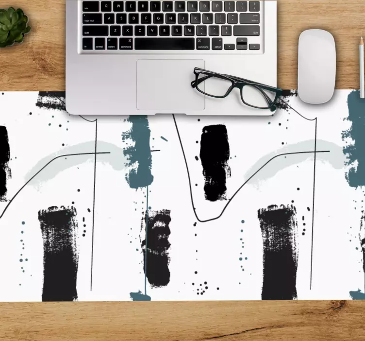 Abstraktní umělecké tvary podložka pod myš vzorky - TenStickers