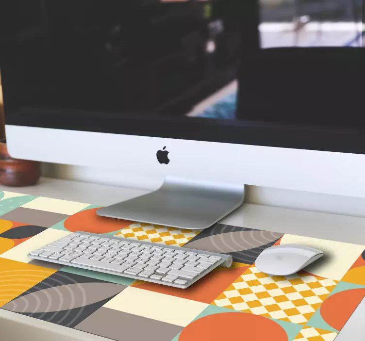 Barevné geometrické tvary podložky pod myš - TenStickers