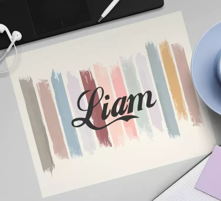 Barevná barva štětce původní podložka pod myš - TenStickers