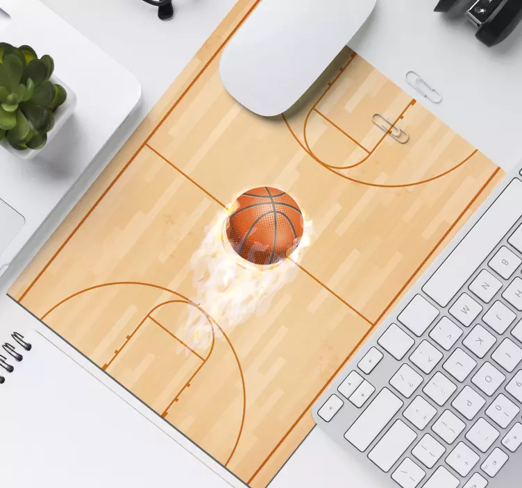 Basketbalové hřiště původní podložka pod myš - TenStickers