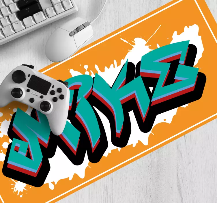 Divoký styl king graffiti personalizovaná podložka pod myš - TenStickers